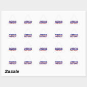 Sticker Triangulaire Patriote américain (Feuille)
