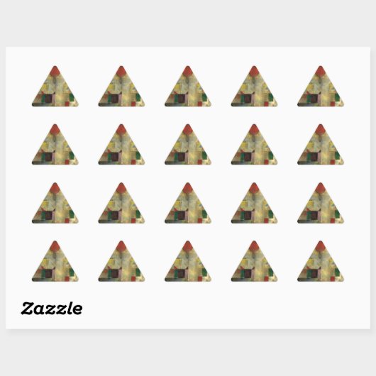 Sticker Triangulaire Paul Klee (Feuille)