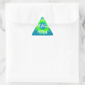 Sticker Triangulaire Peace Be with You Art Print (Sac)