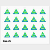 Sticker Triangulaire Peace Be with You Art Print (Feuille)