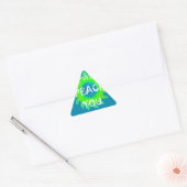 Sticker Triangulaire Peace Be with You Art Print (Enveloppe)