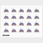 Sticker Triangulaire "Peace Hakuna Matata" (Feuille)