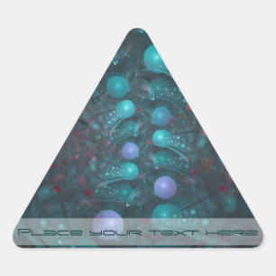 Sticker Triangulaire Peau Alien 001