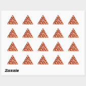 Sticker Triangulaire Pepperoni Pizza Thunder_Cove (Feuille)