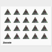 Sticker Triangulaire Perroquet (Feuille)