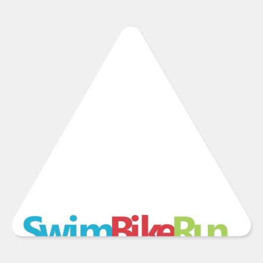 Sticker Triangulaire Personnaliser (Devant)