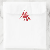 STICKER TRIANGULAIRE PETIT ROUGE (Sac)