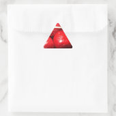 Sticker Triangulaire Photo de Cherries (Sac)