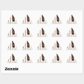 Sticker Triangulaire Piano Octave DO RE MI (Feuille)