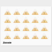 Sticker Triangulaire Pinochle Chick (Feuille)