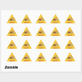 Sticker Triangulaire Pizza slice (Feuille)