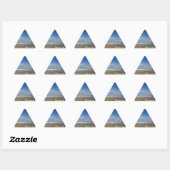 Sticker Triangulaire Plage de Weymouth (Feuille)