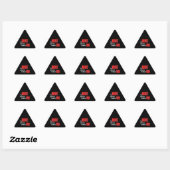 Sticker Triangulaire Pleure "Havoc !" et laisse glisser les chiens de g (Feuille)