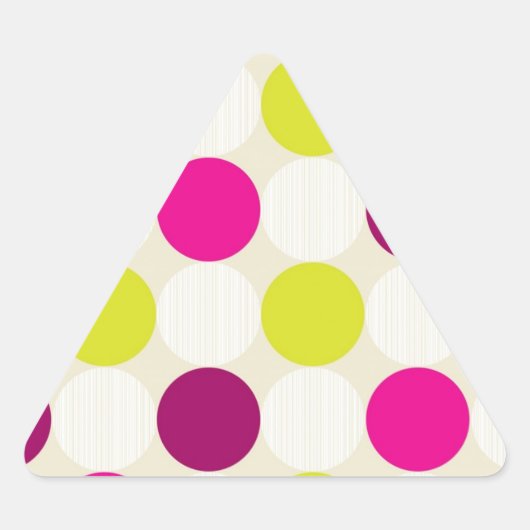 Sticker Triangulaire Pois (Devant)
