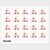 Sticker Triangulaire Pois (Feuille)