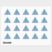Sticker Triangulaire Poisson Et Motif D'Épée (Feuille)
