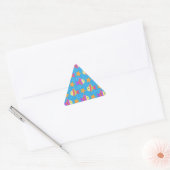 Sticker Triangulaire Poisson Et Motif D'Épée (Enveloppe)