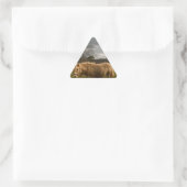 Sticker Triangulaire Poney miniature blond / Cheval (Sac)