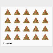 Sticker Triangulaire Poppy field (Feuille)