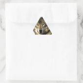 Sticker Triangulaire Portrait Wolf (Sac)