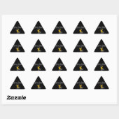 Sticker Triangulaire Poussette croisée #4 (Feuille)