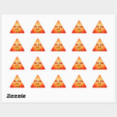 Sticker Triangulaire Poussette de coffre de pôle #5 (Feuille)