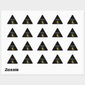 Sticker Triangulaire Poussin #4 de Beethoven (Feuille)