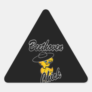 Sticker Triangulaire Poussin #4 de Beethoven