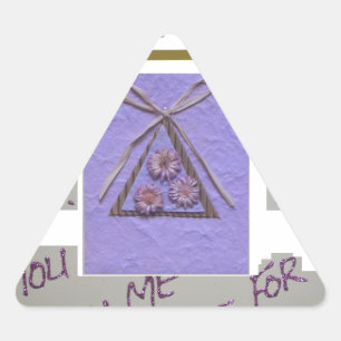 Sticker Triangulaire Professeur, vous m'apprenez à espérer pour le meil