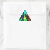Sticker Triangulaire Psychédélique (Sac)
