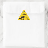 Sticker Triangulaire Puke au vent (Sac)