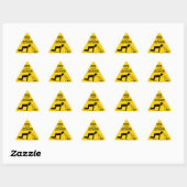 Sticker Triangulaire Puke au vent (Feuille)