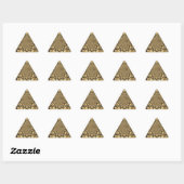 Sticker Triangulaire Puppy Kaleidoscope Art Print (Feuille)