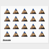 Sticker Triangulaire Pyramide en Musée du Louvre, Paris, France (Feuille)