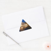 Sticker Triangulaire Pyramide en Musée du Louvre, Paris, France (Enveloppe)