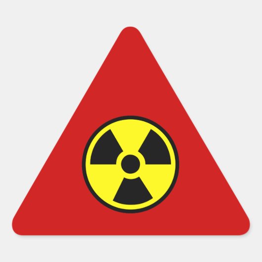 Sticker Triangulaire Radioactif (Devant)