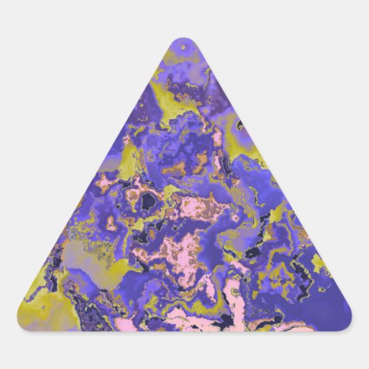 Sticker Triangulaire Radioactive Marble (Devant)