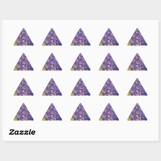 Sticker Triangulaire Radioactive Marble (Feuille)