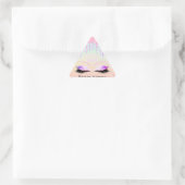 Sticker Triangulaire Raissa Crown 16e 15e Holographie nuptiale1 (Sac)
