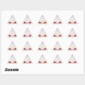 Sticker Triangulaire Raissa Crown 16e 15e Holographie nuptiale1 (Feuille)
