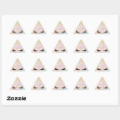 Sticker Triangulaire Raissa Crown 16e 15e Holographie nuptiale3 (Feuille)