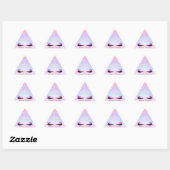 Sticker Triangulaire Raissa Crown 16e 15e Holographie nuptiale5 (Feuille)