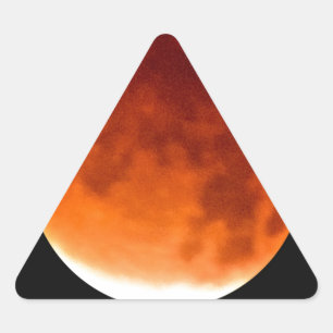 Sticker Triangulaire Red Moon