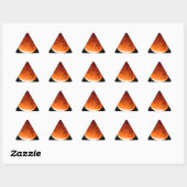 Sticker Triangulaire Red Moon (Feuille)