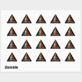 Sticker Triangulaire Rétro 11 Point River Kayaking (Feuille)