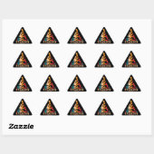 Sticker Triangulaire Retro Branson Kayaking (Feuille)