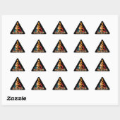 Sticker Triangulaire Retro Charleston Kayaking (Feuille)