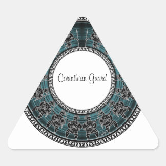 Sticker Triangulaire Rétro Greek