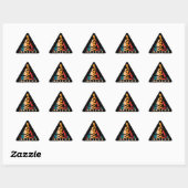Sticker Triangulaire Retro James River Kayak (Feuille)