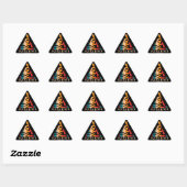 Sticker Triangulaire Retro Oleta River Kayak (Feuille)
